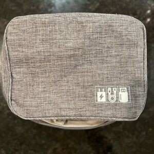 Gray Tech Organizer Bag